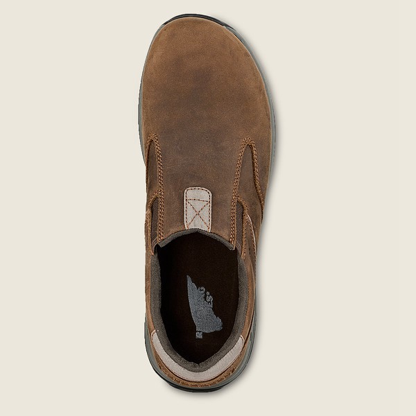 Mens Red Wing Comfortpro - Soft Toe - Slip-on Brown - WGD210395